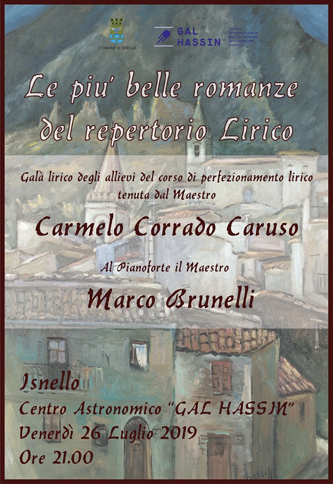 GRAN GALA’LIRICO AL GAL HASSIN DI ISNELLO