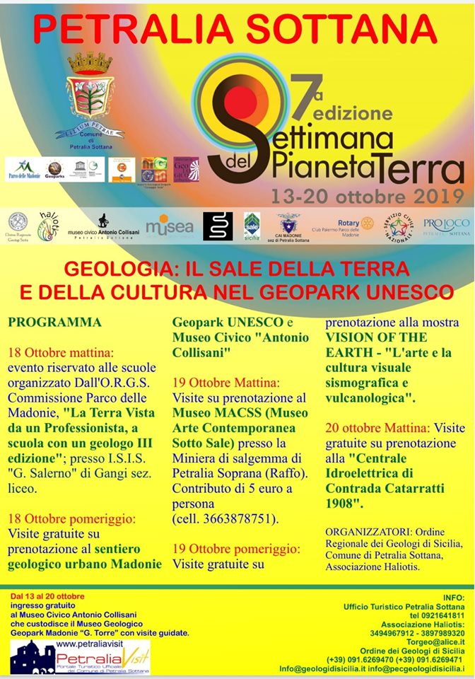 LA SETTIMANA DELLA TERRA-IL SALE DELLA TERRA E DELLA CULTURA NEL MADONIE GEOPARCO UNESCO