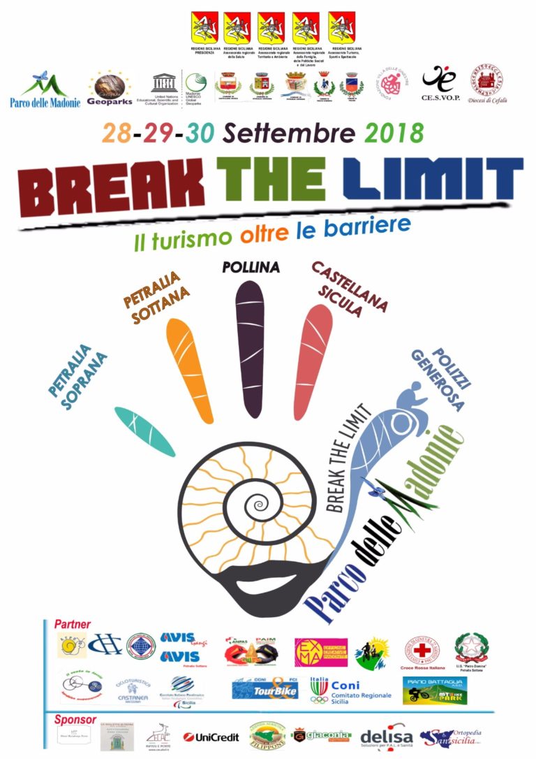 BREAK THE LIMIT 1°EDIZIONE 2018 PETRALIA SOTTANA-PETRALIA SOPRANA-CASTELLANA SICULA-POLIZZI GENEROSA-POLLINA
