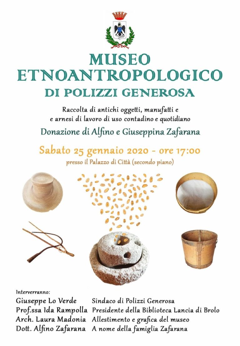 NUOVA OFFERTA MUSEALE A POLIZZI GENEROSA