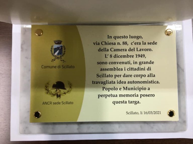 60mo anno dell’Autonomia del comune di Scillato-CELEBRAZIONE