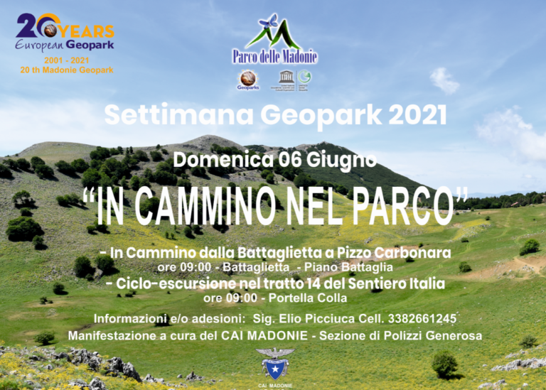 #EGNWeek21  IN CAMMINO NEL PARCO DELLE MADONIE
