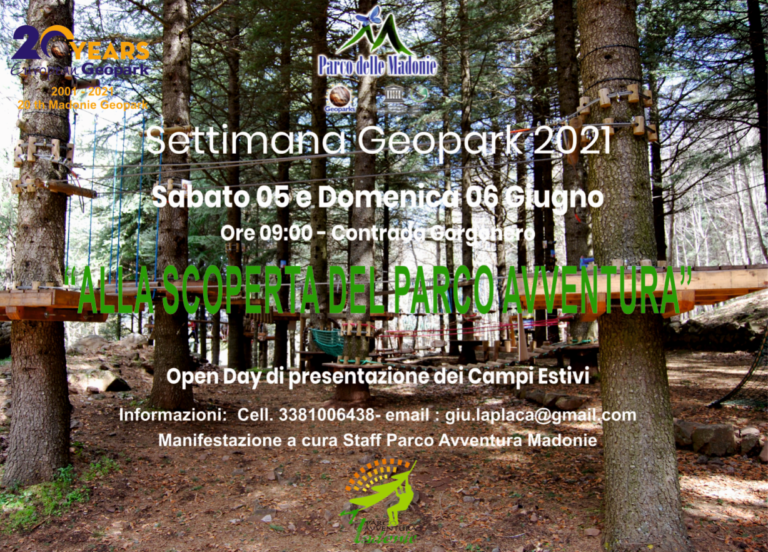 #Egnweek21  ALLA SCOPERTA DEL PARCO AVVENTURA MADONIE.