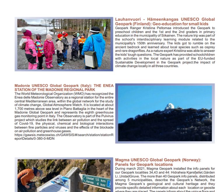 STUDIO DEL CAMBIAMENTO CLIMATICO-(WMO) Organizzazione Metereologica Mondiale ha riconosciuto l’Osservatorio Enea delle Madonie come stazione regionale per tutta l’area del Mediterraneo centrale.