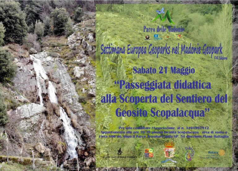 ALLA SCOPERTA DEL SENTIERO GEOSITO SCOPALACQUA -Passeggiata Didattica