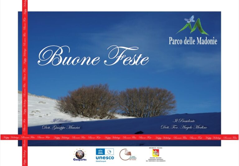 BUONE FESTE DALL’ENTE PARCO DELLE MADONIE