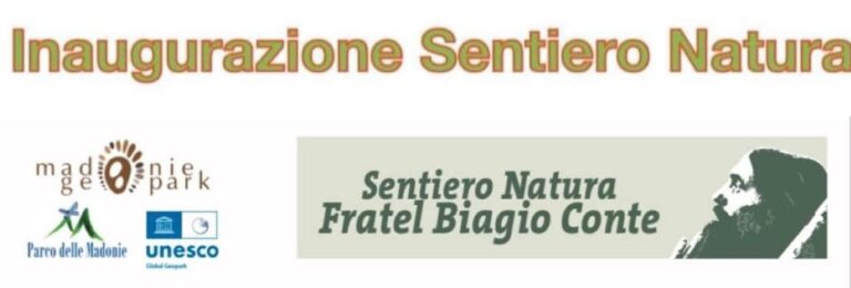 Programma Inaugurazione Sentiero Fra Biagio Conte
