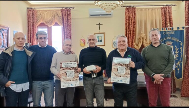 VISITA ISTITUZIONALE AL COMUNE DI SCLAFANI BAGNI.IL PARCO CREDE NEL VALORE DEL TERRITORIO DI QUESTO GIOIELLO GEOLOGICO AD ELEVATO POTENZIALE TURISTICO.
