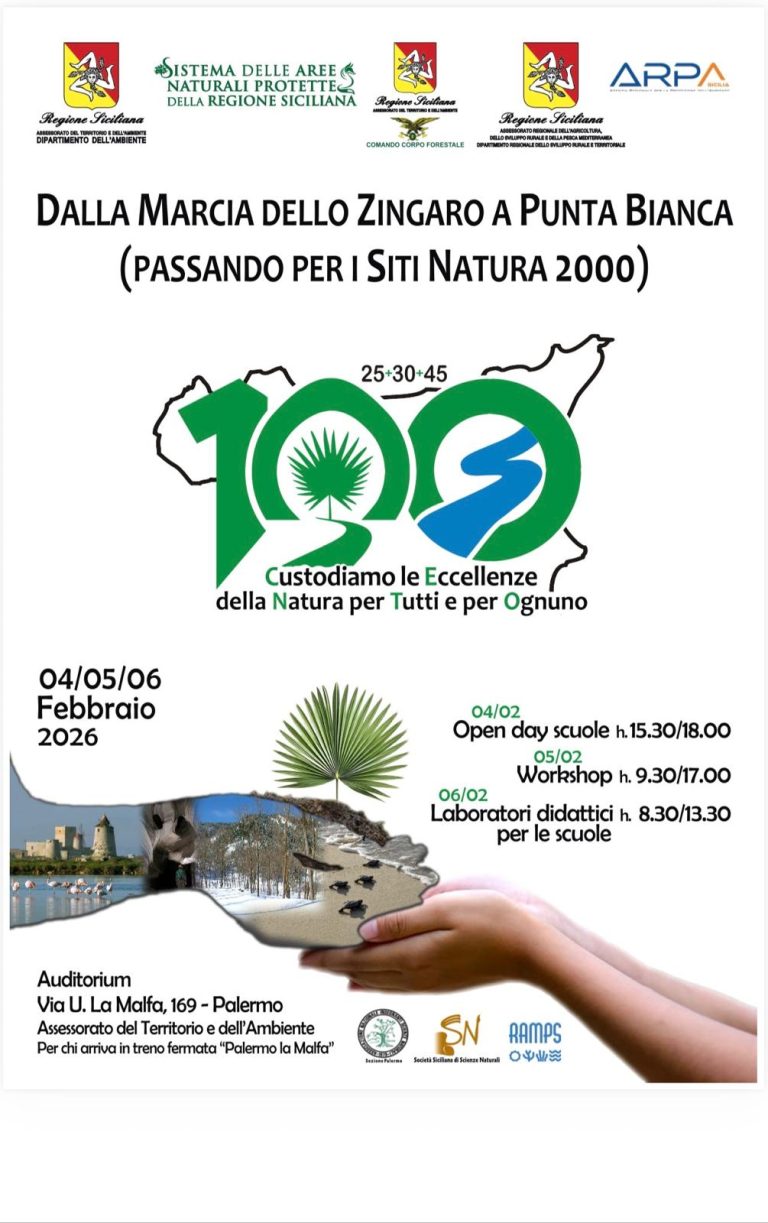 UN ANNO DI NATURA-CONSERVAZIONE E FUTURO “Dalla Marcia dello Zingaro a Punta Bianca (Passando per i Siti Natura 2000)